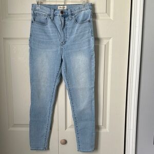 Madewell High Rise Women's Jeans in Light Blue 29P petite
